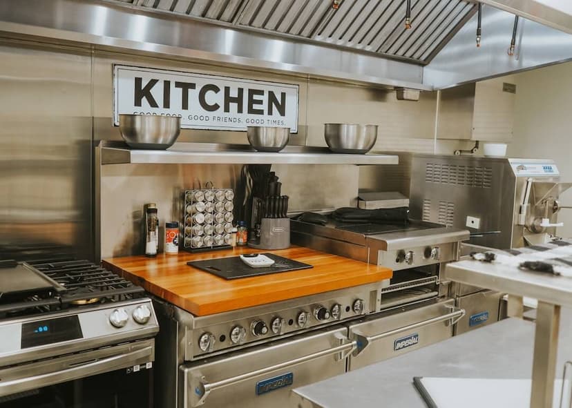 Modern restaurant with QR ordering system